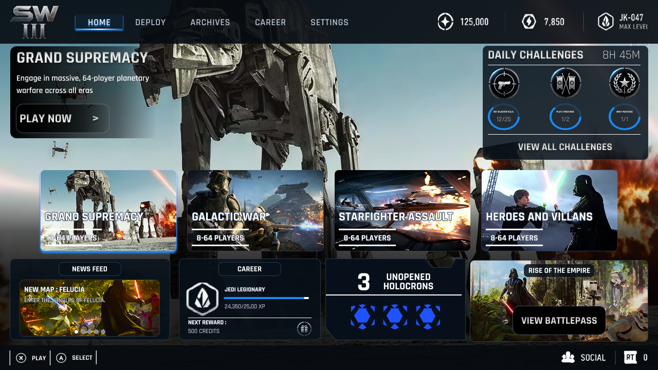 Battlefront 3 UI